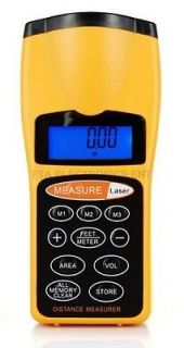 Ultrasonic Handheld Laser Pointer Distance Measurer Up to 18 Meter or 