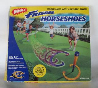 Wham O Horseshoe Frisbee Set Complete in Original Box NEVER USED