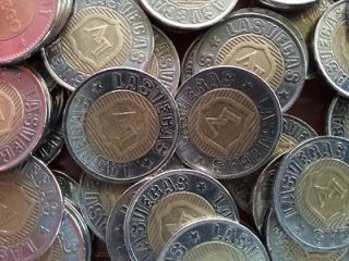 600 used 25mm pachislo tokens from Japan Las Vegas Bi metal