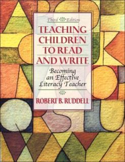   Literacy Teacher by Robert B. Ruddell 2001, Hardcover, Revised