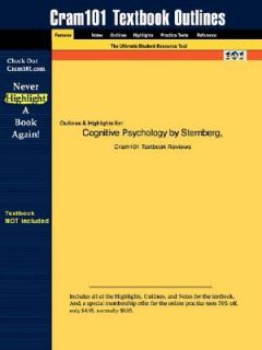 Cognitive Psychology by Robert J. Sternberg 2006, Paperback