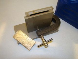 Professional Adjustable Ingot Mold Gold Silver Co​pper  150 DWT Flat 