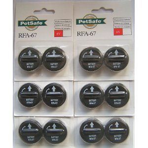 petsafe rfa 67 replacement batteries 12 batteries 