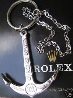 vintage rolex seadweller anchor keyring key chain nr time left