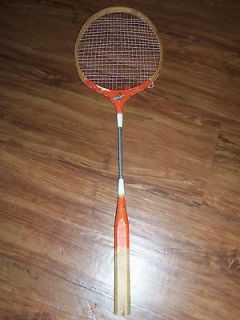 Vintage CHAMPION Badminton racket/racquet​, great orange patina 