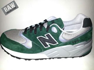 New Balance 999 ML999HG Green Black Suede Shoes Men Running Abzorb 