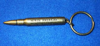   Hunting Club NAHC Bullet Key Chain ring Brass? NRA Hunter Sports