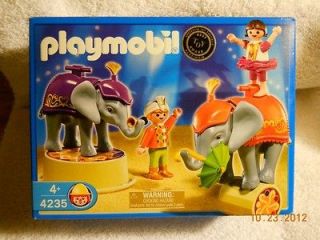 2006 Playmobil Circus Elephants Acrobat Act #4235 New In Box Best Toy 
