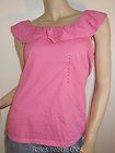 RALPH LAUREN Womens Ruffled Top Blouse NWT RL Size XL EXTRA LARGE PINK 
