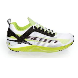 Scott T2C Performance Running Shoes Mens 9.5/43 White/Yellow RC