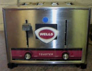 wells t 4c15a four slice pop up toaster time left