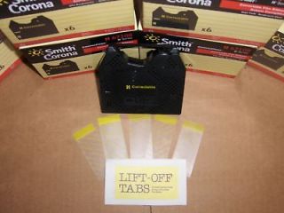Smith Corona SD670 Typewriter Ribbon with FREE Correction Tabs (H21000 