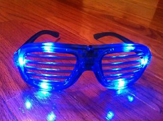 SNOOKI LIGHT UP GLASSES JERSEY SHORE Blue New Adult Sunglasses 