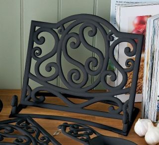 black cast iron cook book stand recipe holder kitchen time