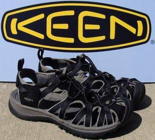 keen whisper sandals black womens 8 5 brand new