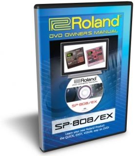 roland sp 808 sp 808ex dvd training tutorial manual factory