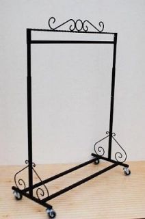   Rolling Clothing Garment Retail DisplayClothes Boutique Rack CC 10