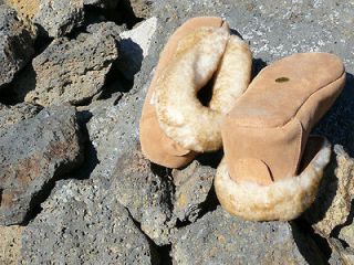   Australian Sheepskin Slippers Booties   Soft & Warm Leather Sole