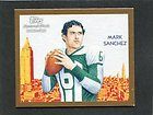 Topps National Chicle Mark Sanchez Rookie and mini card