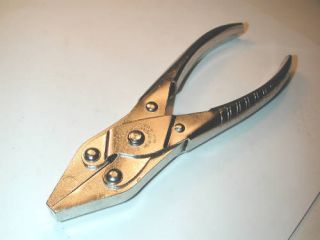NOS Sargent 6 Watchmakers Machinists Parallel Action Jaw Pliers