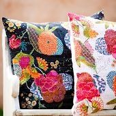   Pillows cushion covers cotton vintage sari Hand quilted 16 wholesale