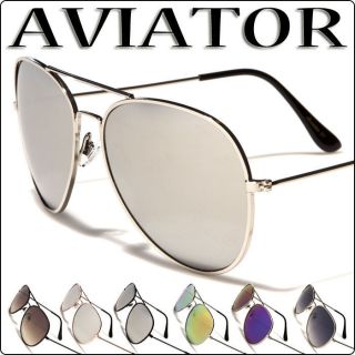 Stylish Aviator Classic Retro Pilot Sunglasses Men Women Metal Shades