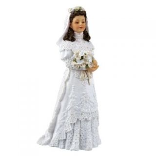 dollhouse people poly resin figure bride time left $ 15