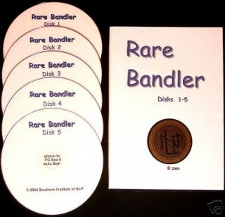 new 5 dvd rare richard bandler ericksonian nlp hypnosis time
