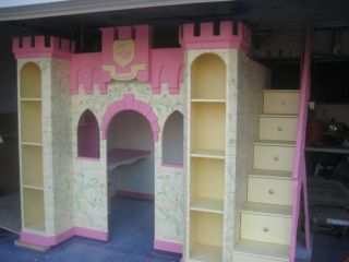   Castle Bed Twin, Full, Queen, King Bedroom Furniture Desk Dresser