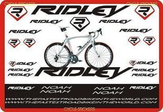 2011 ridley road bikes noah full decal set time left