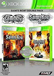 Newly listed Saints Row   Platinum Double Pack (Xbox 360, 2010)