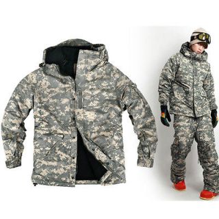 mens new us military army camo field snowboard warm waterproof jacket 