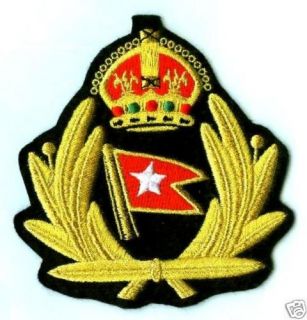 white star line rms titanic officer cap gold tone badge