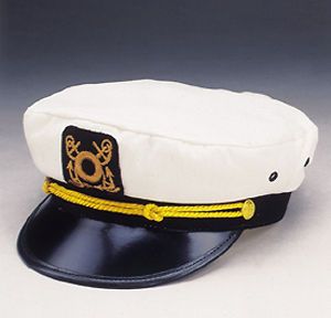 yacht sea skipper captain hat cap child boys costume one day shipping 