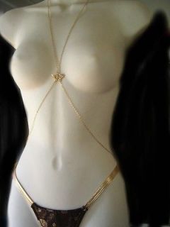 Miss Waterfall Gold gep Swim in me ) Butterfly Body Chain Hand 