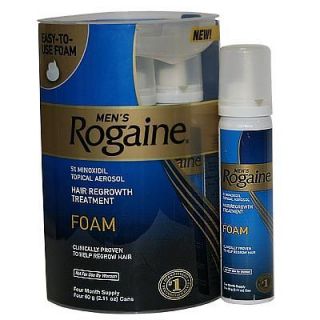 Rogaine Foam, Mens 4 Month Supply 5% Minoxidil, Expires February 2013