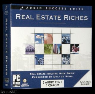 NEW Dolf de Roos REAL ESTATE RICHES + REAP Software CDs Investing 