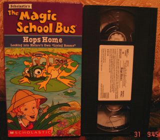   The Magic School Bus HOPS HOME Vhs Educational Natures Living Room
