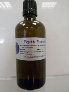 sesame black seed carrier oil 100 % pure 100ml time