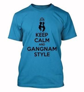 New Keep Calm Gang Nam Style T shirt GangNam youtube Korean Psy dance 