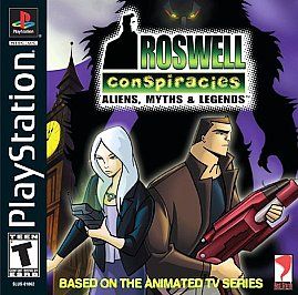 Roswell Conspiracies Aliens, Myths Legends Sony PlayStation 1, 2001 