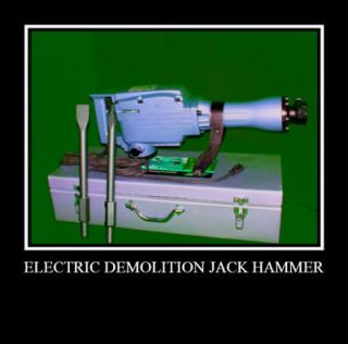 electric demolition jack hammer concrete breaker tools time left $