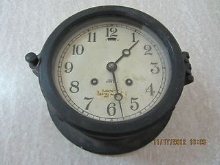 vintage chelsea ship s bell clock  787