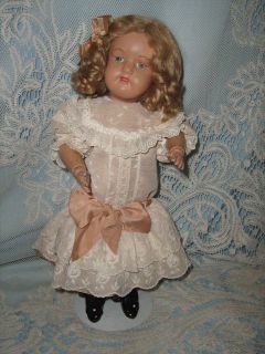 Schoenhut Wooden Doll Miss Dolly 15 inches tall (Incised mark on 