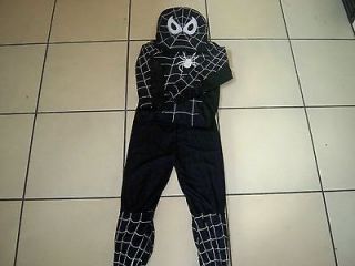 NEW Boys Black Spider Man 3 VENOM Dress Up Costume With Mask Age 5   6 