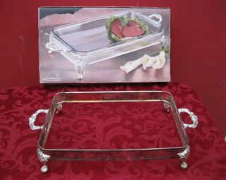 Vintage Internation Silver Company Chafing Dish Silver Plated 