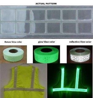   One   5 cm x 44 cm Glow in the Dark and Reflective Tape Strip   R03