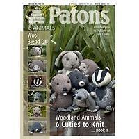 PATONS ~Woodland Animals 1 & 2~ Knitting Pattern Booklets for Cute 