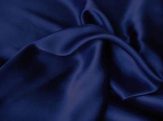 silk y satin charmeuse fitted sheet set king navy blue
