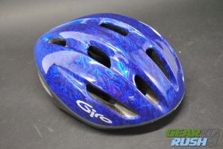 vintage giro 96 ventoux bicycle helmet blue black medium time